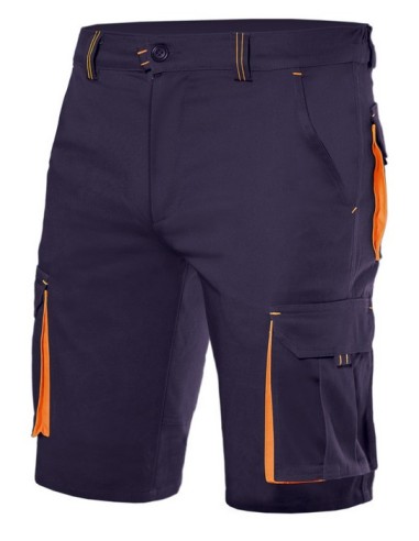 Bermudas Stretch Bicolor Multibolsillos - Velilla