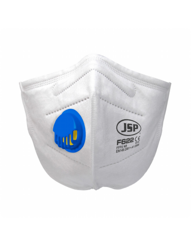 Mascarilla plegable con valvula ffp2 ajuste nasal desechable unico uso