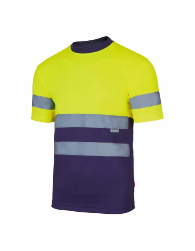 Camiseta Técnica Bicolor de Alta Visibilidad EN ISO 20471 Clase 1 - Velilla 305506