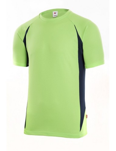 Camiseta Técnica Bicolor - Cuello Redondo y Tejido 100% Poliéster