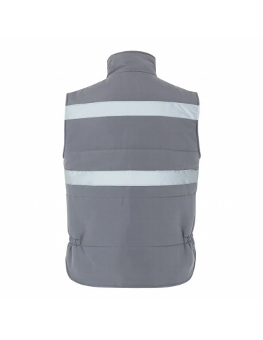 Chaleco acolchado multibolsillos con cintas reflectantes EN 17353
