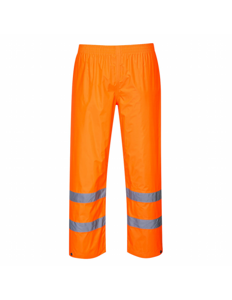 Pantalones de alta visibilidad para lluvia Portwest H441  EN ISO 20471 Clase 1, impermeables