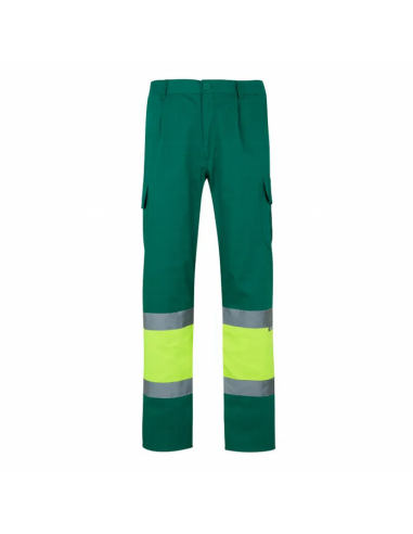 Pantalón bicolor multibolsillos alta visibilidad | Modelo 157