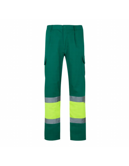 Pantalón bicolor multibolsillos alta visibilidad | Modelo 157