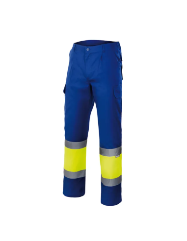 Pantalón bicolor multibolsillos alta visibilidad | Modelo 157