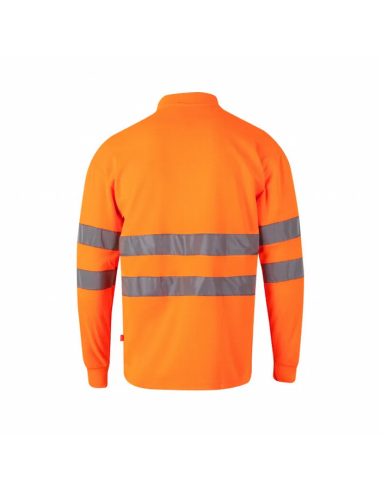 Polo de Manga Larga Alta Visibilidad Velilla - EN ISO 20471 Clase 2