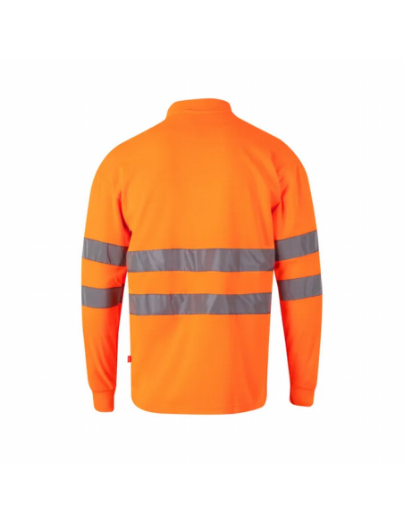 Polo de Manga Larga Alta Visibilidad Velilla - EN ISO 20471 Clase 2
