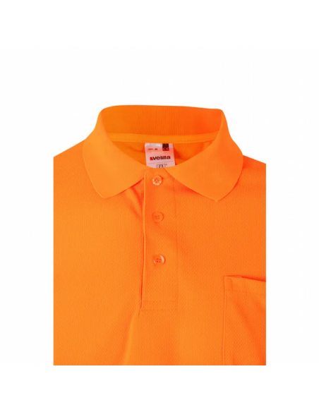 Polo de Manga Larga Alta Visibilidad Velilla - EN ISO 20471 Clase 2