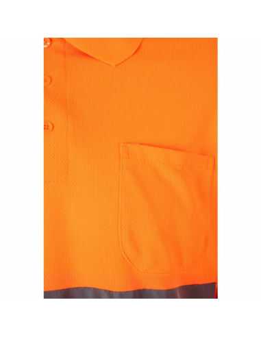 Polo de Manga Larga Alta Visibilidad Velilla - EN ISO 20471 Clase 2