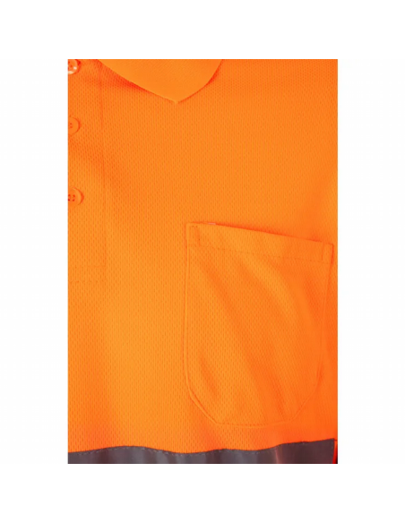 Polo de Manga Larga Alta Visibilidad Velilla - EN ISO 20471 Clase 2