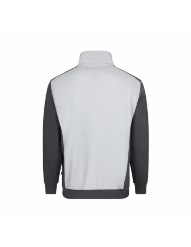 Sudadera Bicolor con Media Cremallera - Cuello Alto y Tratamiento Antipilling
