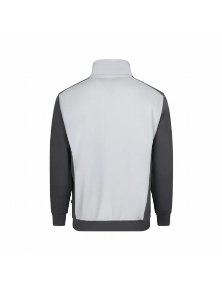 Sudadera Bicolor con Media Cremallera - Cuello Alto y Tratamiento Antipilling