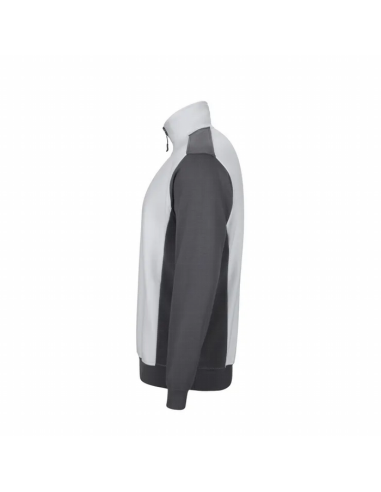 Sudadera Bicolor con Media Cremallera - Cuello Alto y Tratamiento Antipilling