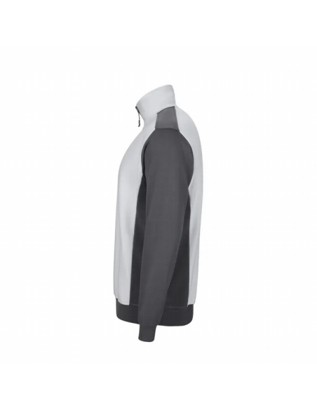 Sudadera Bicolor con Media Cremallera - Cuello Alto y Tratamiento Antipilling