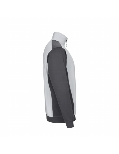 Sudadera Bicolor con Media Cremallera - Cuello Alto y Tratamiento Antipilling