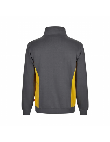 Sudadera Bicolor Velilla 105704 con media cremallera y tejido de felpa - Varias tallas y colores