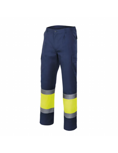 <img src="pantalon-bicolor-alta-visibilidad-velilla-303003.jpg" alt="Pantalón Bicolor de Alta Visibilidad EN ISO 20471 Clase 1 