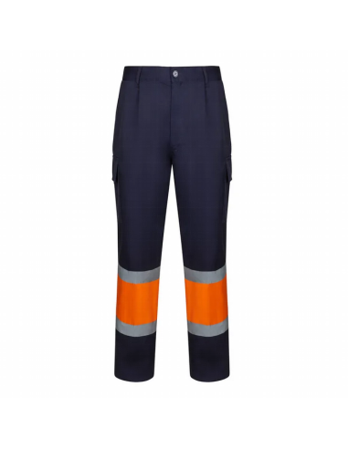 Pantalón Bicolor de Alta Visibilidad EN ISO 20471 Clase 1 - Velilla 303003