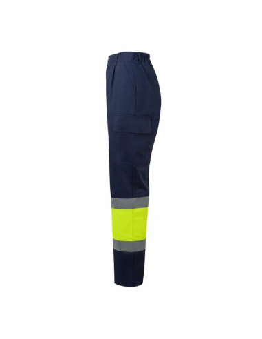 Pantalón Bicolor de Alta Visibilidad EN ISO 20471 Clase 1 - Velilla 303003