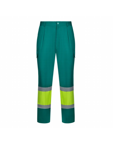 Pantalón Bicolor de Alta Visibilidad EN ISO 20471 Clase 1 - Velilla 303003