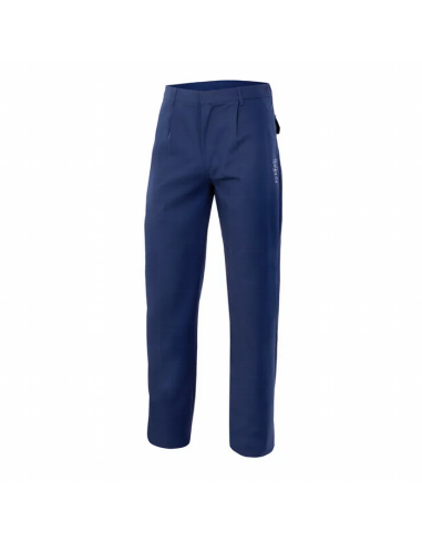 <img src="imagen-pantalon-ignifugo.jpg" alt="Pantalón ignífugo - antiestático Velilla 602003  EN 11611, EN 11612, EN 1149, Azu