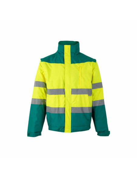 Cazadora acolchada bicolor alta visibilidad | Modelo 161