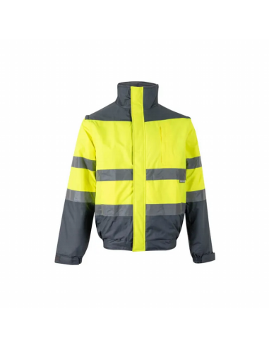 Cazadora acolchada bicolor alta visibilidad | Modelo 161