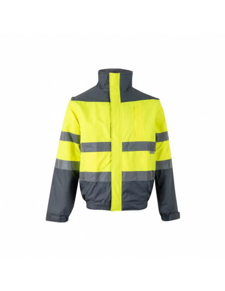 Cazadora acolchada bicolor alta visibilidad | Modelo 161