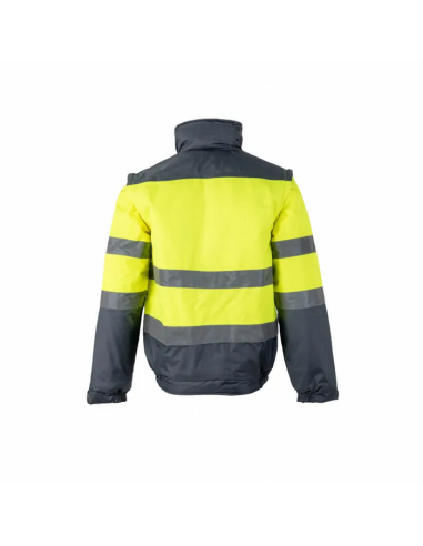 Cazadora acolchada bicolor alta visibilidad | Modelo 161
