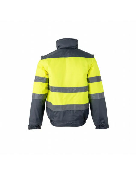 Cazadora acolchada bicolor alta visibilidad | Modelo 161