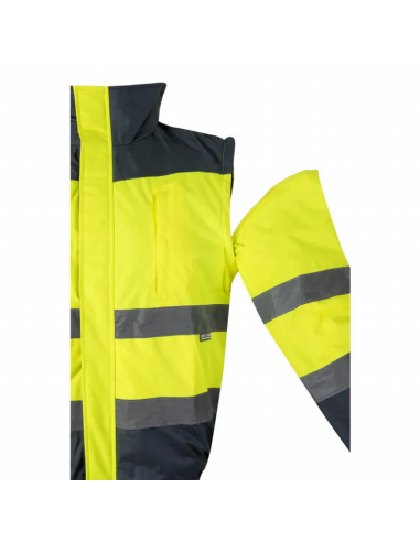 Cazadora acolchada bicolor alta visibilidad | Modelo 161