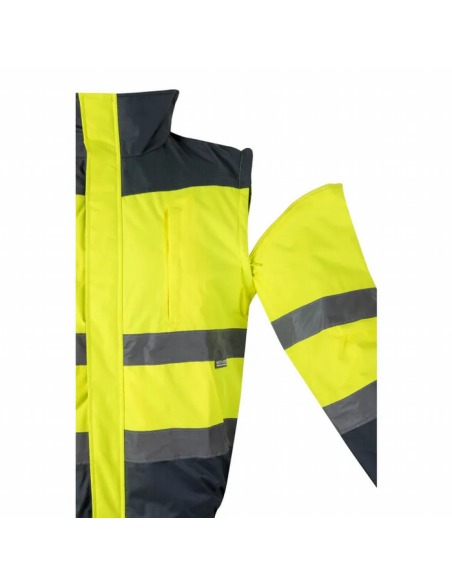 Cazadora acolchada bicolor alta visibilidad | Modelo 161