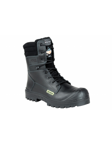 Bota tipo militar con refuerzo delantero cofra Houstom black