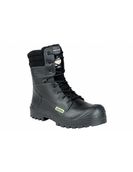 Bota tipo militar con refuerzo delantero cofra Houstom black