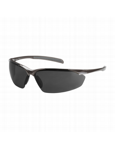 <img alt="Gafas de seguridad Commander con semi-montura y lentes oscuras certificadas EN 166" />