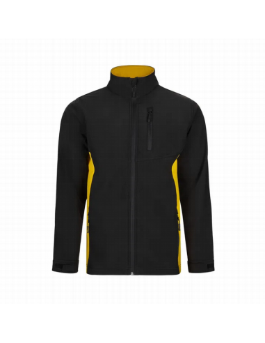 Chaqueta soft shell bicolor Velilla 106004 de microfibra con cierre de cremallera - Varias tallas y colores