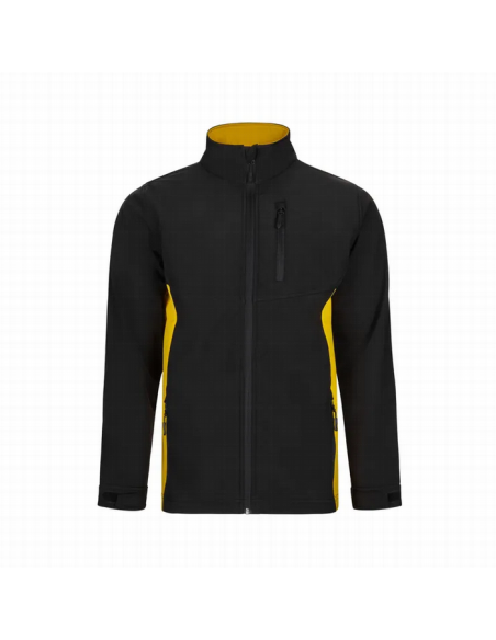 Chaqueta soft shell bicolor Velilla 106004 de microfibra con cierre de cremallera - Varias tallas y colores