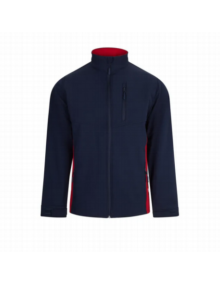 Chaqueta soft shell bicolor Velilla 106004 de microfibra con cierre de cremallera - Varias tallas y colores