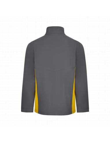 Chaqueta soft shell bicolor Velilla 106004 de microfibra con cierre de cremallera - Varias tallas y colores