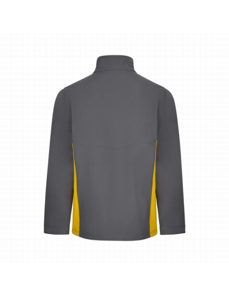Chaqueta soft shell bicolor Velilla 106004 de microfibra con cierre de cremallera - Varias tallas y colores