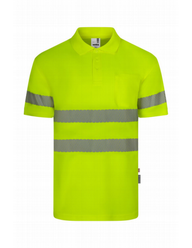 Polo de Manga Corta Alta Visibilidad Velilla - EN ISO 20471 Clase 2 305532