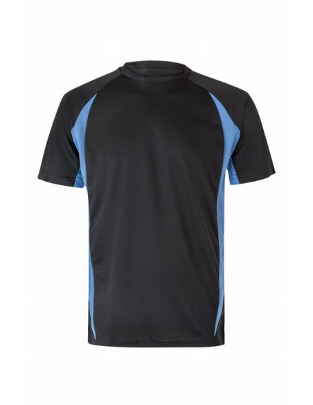 Camiseta Técnica Bicolor - Cuello Redondo y Tejido 100% Poliéster