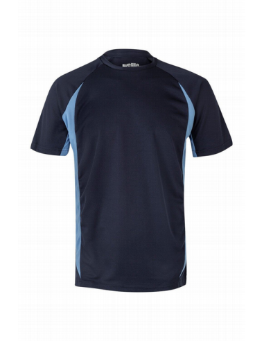 Camiseta Técnica Bicolor - Cuello Redondo y Tejido 100% Poliéster