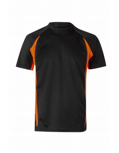 Camiseta Técnica Bicolor - Cuello Redondo y Tejido 100% Poliéster