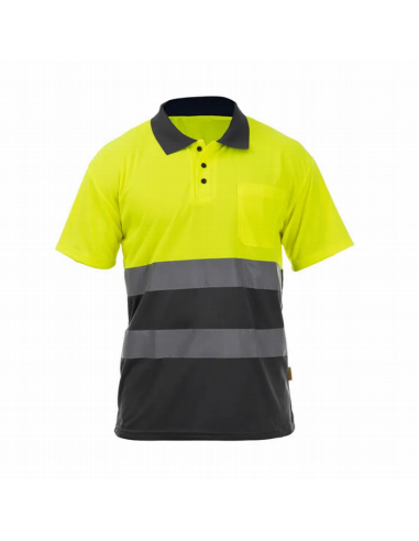 Polo Alta Visibilidad ROCK HV SS | Transpirable y Ligero | Tomás Bodero