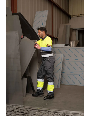 Polo Alta Visibilidad ROCK HV SS | Transpirable y Ligero | Tomás Bodero