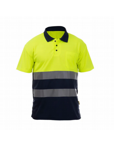 Polo Alta Visibilidad ROCK HV SS | Transpirable y Ligero | Tomás Bodero