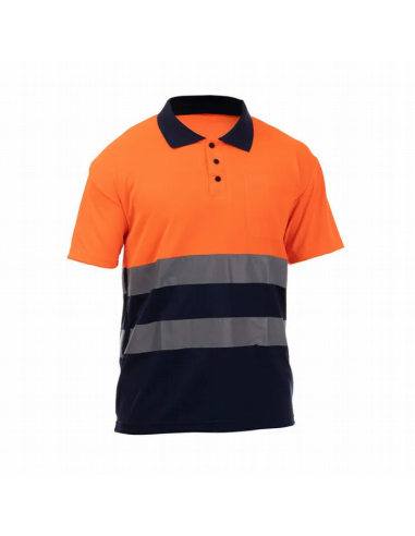 Polo Alta Visibilidad ROCK HV SS | Transpirable y Ligero | Tomás Bodero