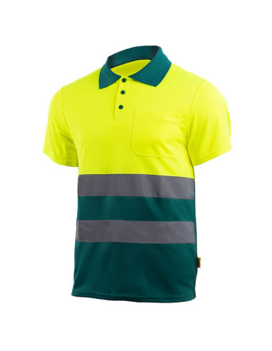 Polo Alta Visibilidad ROCK HV SS | Transpirable y Ligero | Tomás Bodero
