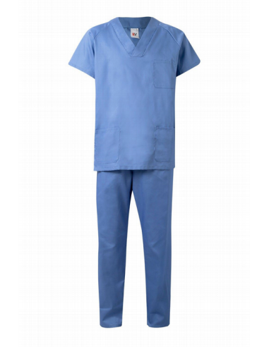 Conjunto Pijama Camisola/Pantalón Velilla - Comodidad y Funcionalidad para Sanidad y Servicios